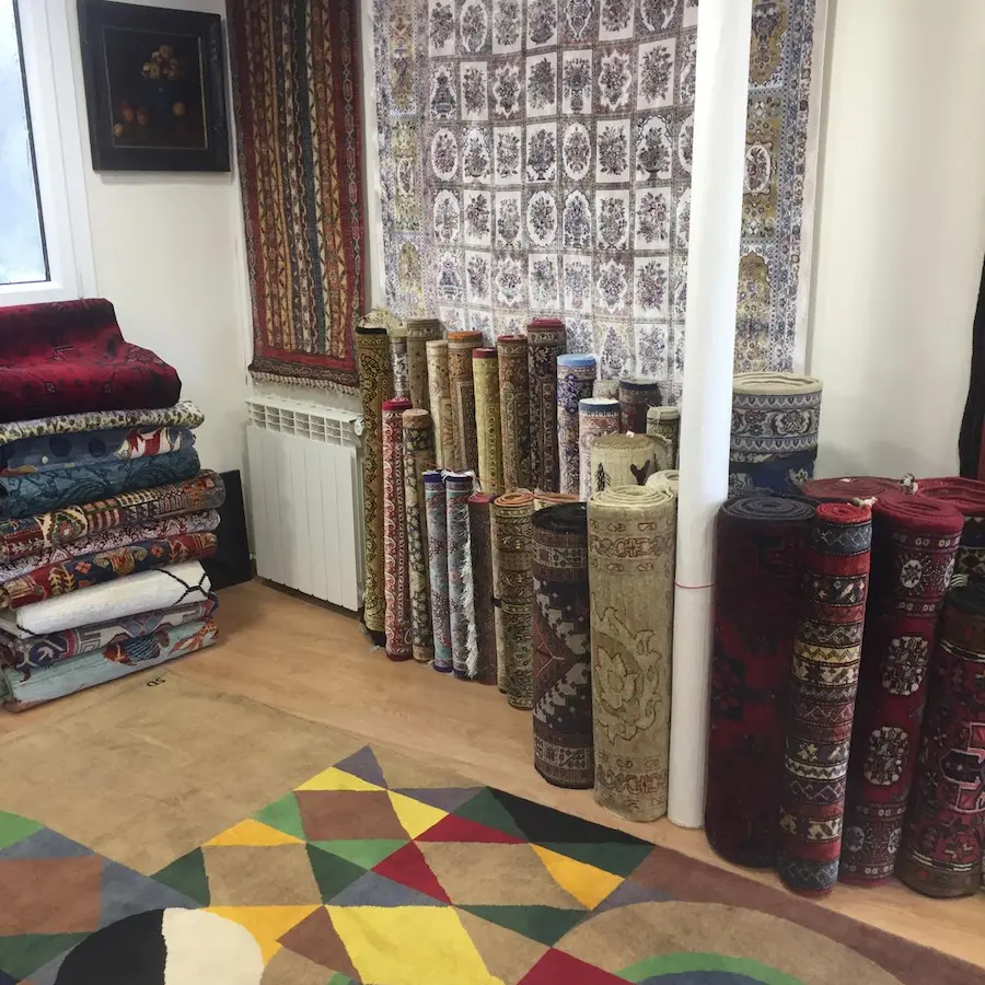Tapis anciens restaurés dans l'atelier